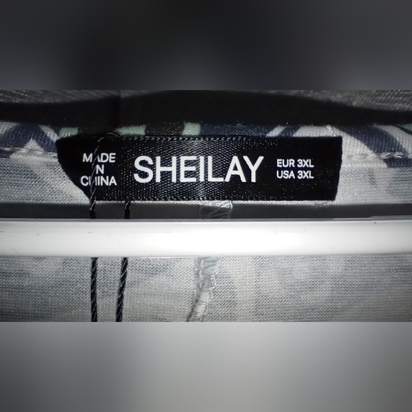 New Blue Floral Mandala Dress - Picture 3 of 4